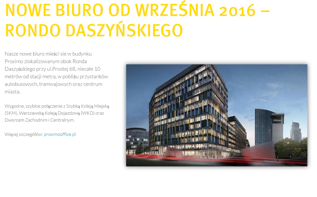 Zmiana siedziby polskiego