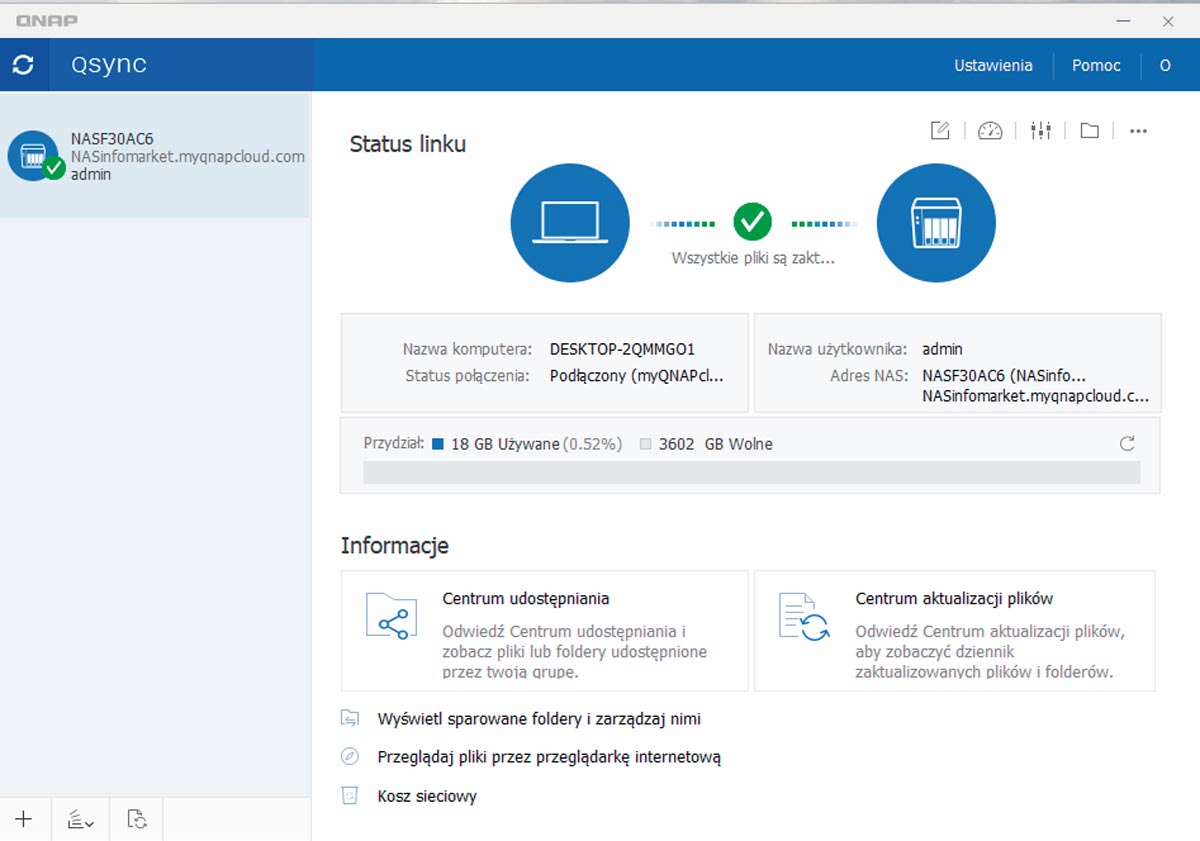Chmura w kilka chwil – myQNAPcloud 4