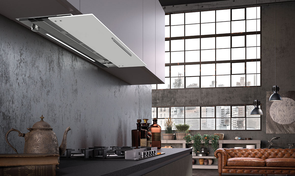Okap do zabudowy SWIFT X/WH Glass 90 2