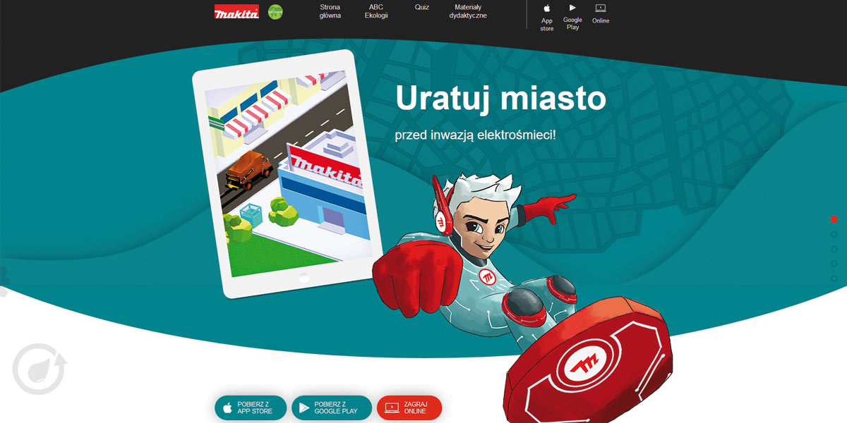 Promuje ekologiczne postawy