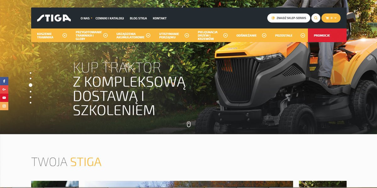 Z nową stroną internetową