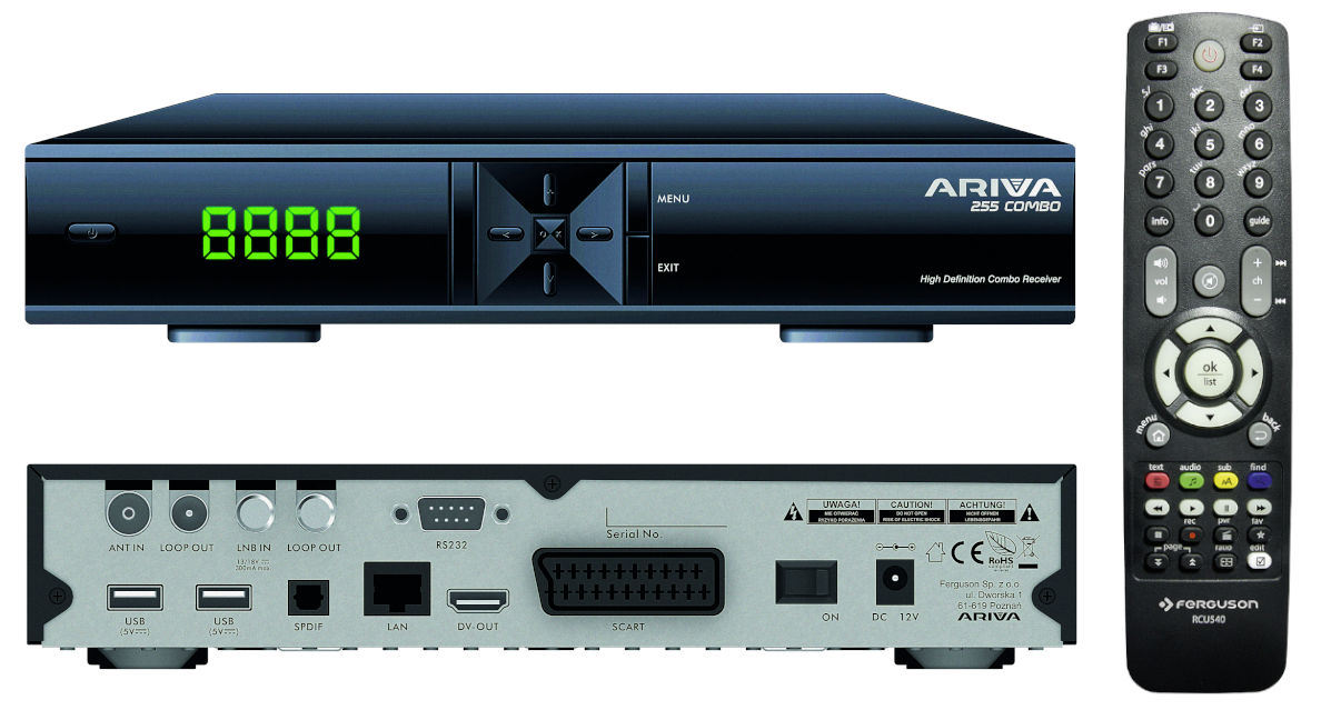 Dekoder DVB-T/T2 DVB-S2