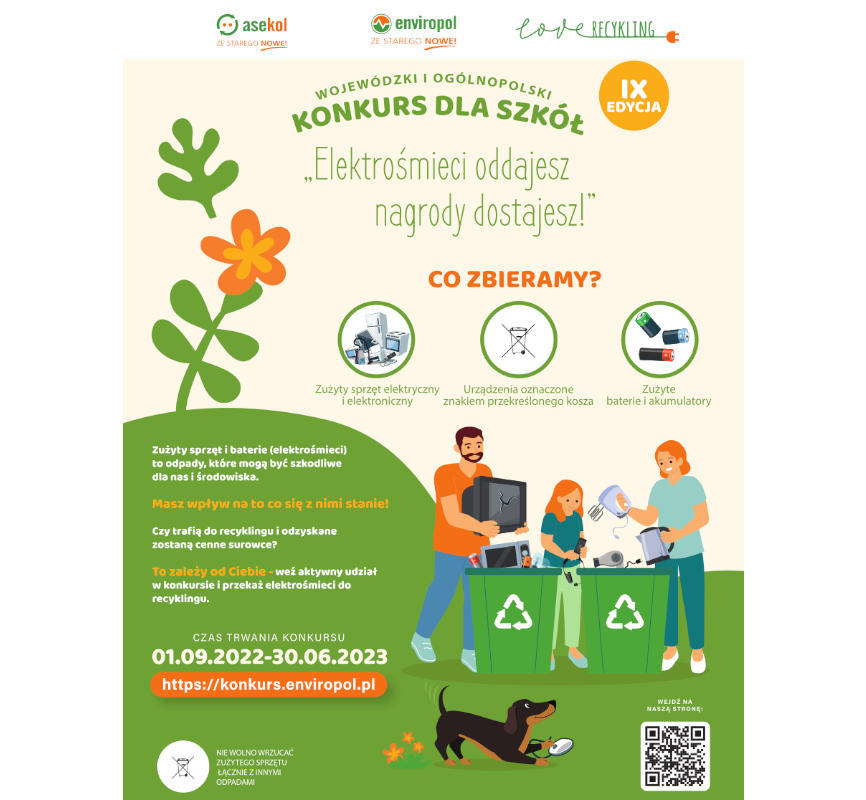 IX edycja konkursu „Elektrośmieci oddajesz – nagrody dostajesz”