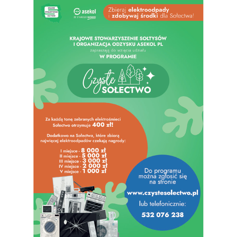 Partnerem ogólnopolskiego konkursu „Czyste Sołectwo”