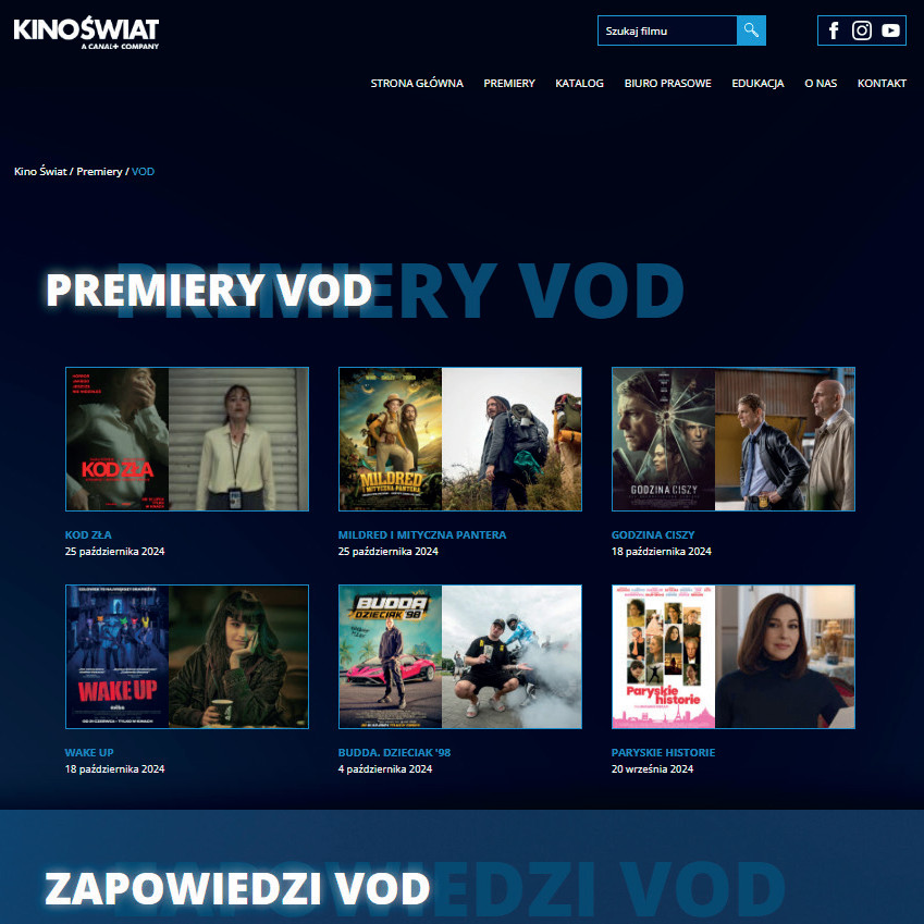 Wyłącznym właścicielem Kino Świat