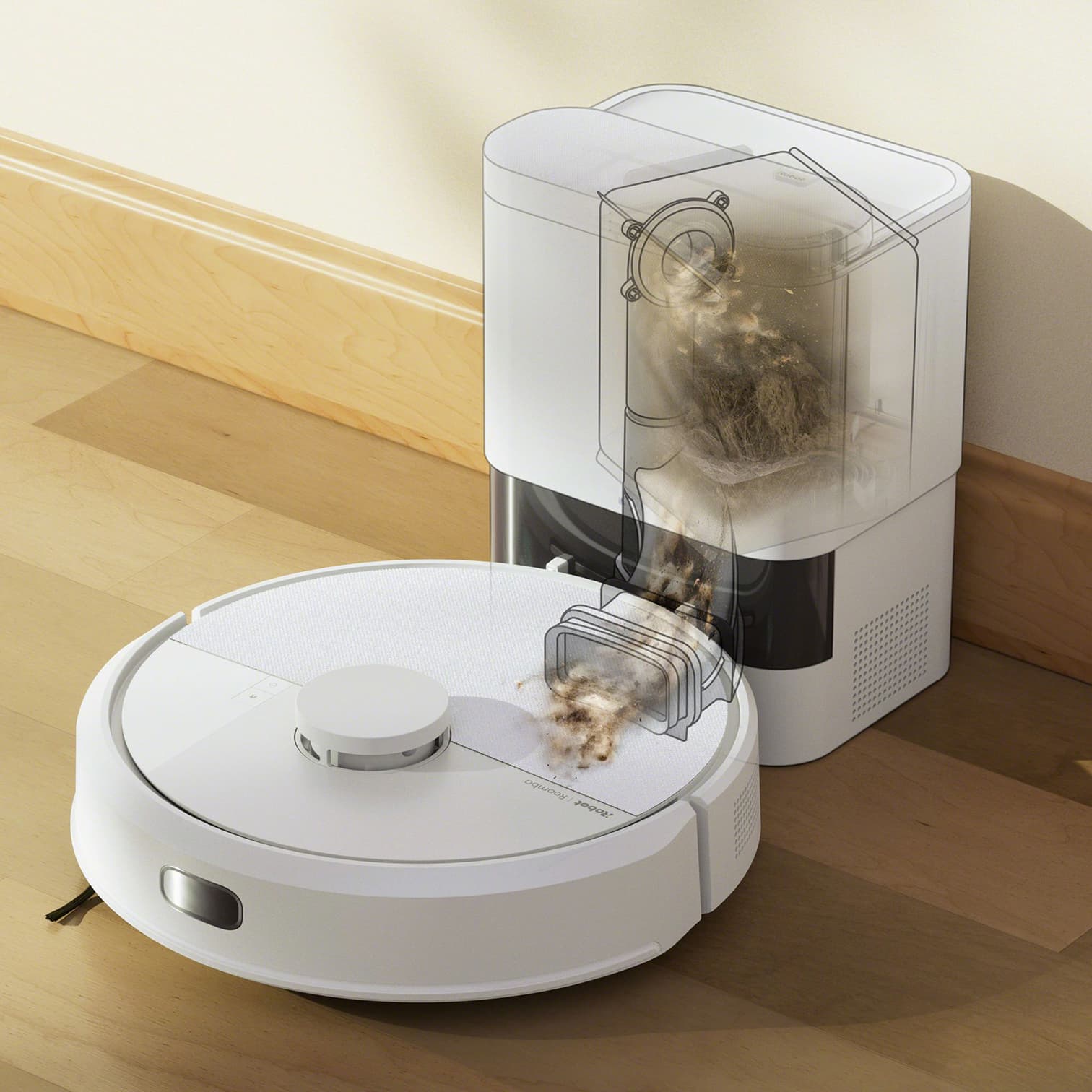 Robot odkurzająco-mopujący iRobot Roomba 105 Combo-2