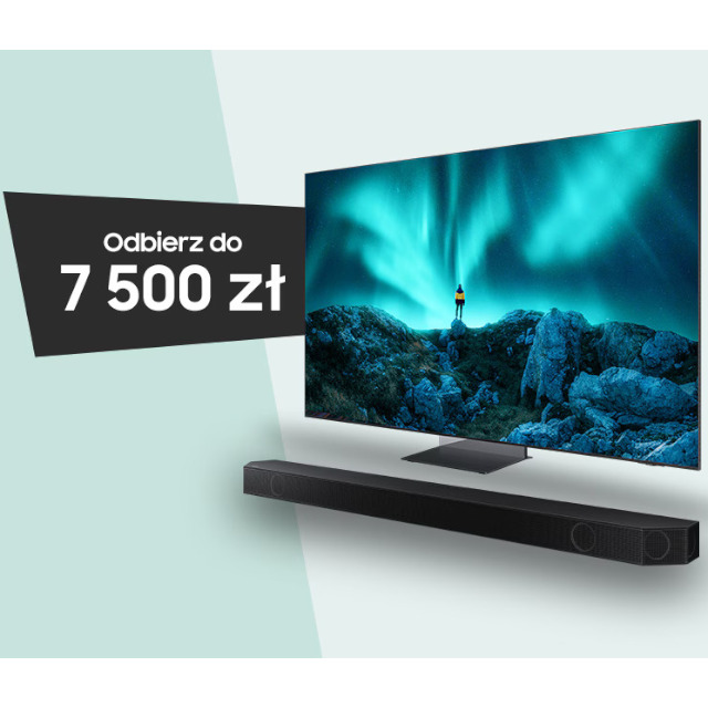 Samsung z promocją zwrotu do 7500 zł za zakup wybranego soundbaru lub głośnika