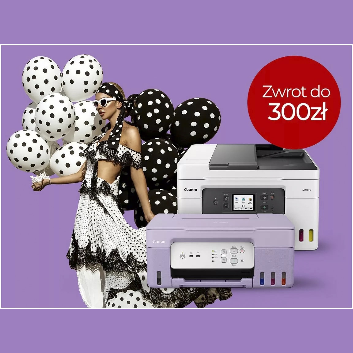 Zwraca do 300 zł za zakup wybranych drukarek!