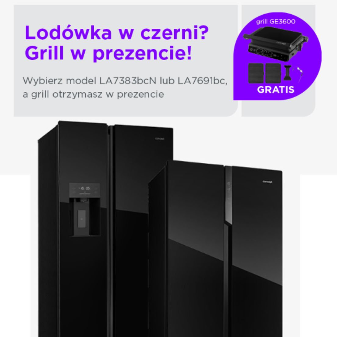 Concept rusza z nową promocją „Lodówka + grill gratis”