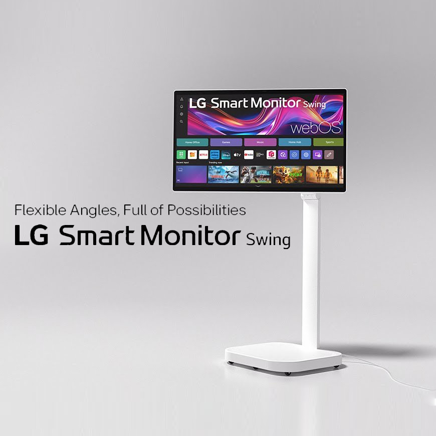 LG Smart Monitor Swing – mobilny ekran 4K z webOS i dotykiem