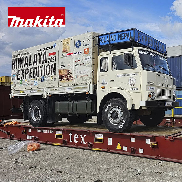 Makita w wyprawie Jelczem w Himalaje