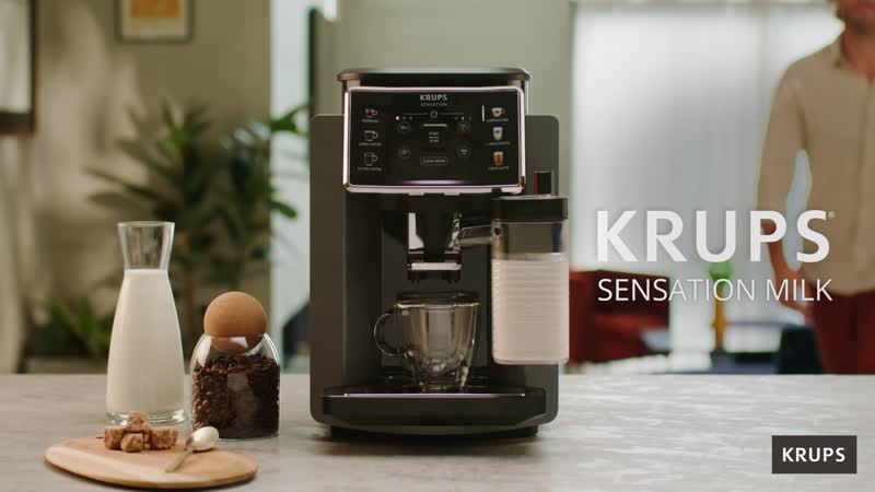 Nowoczesny ekspres do kawy Krups Sensation Milk EA912H-2