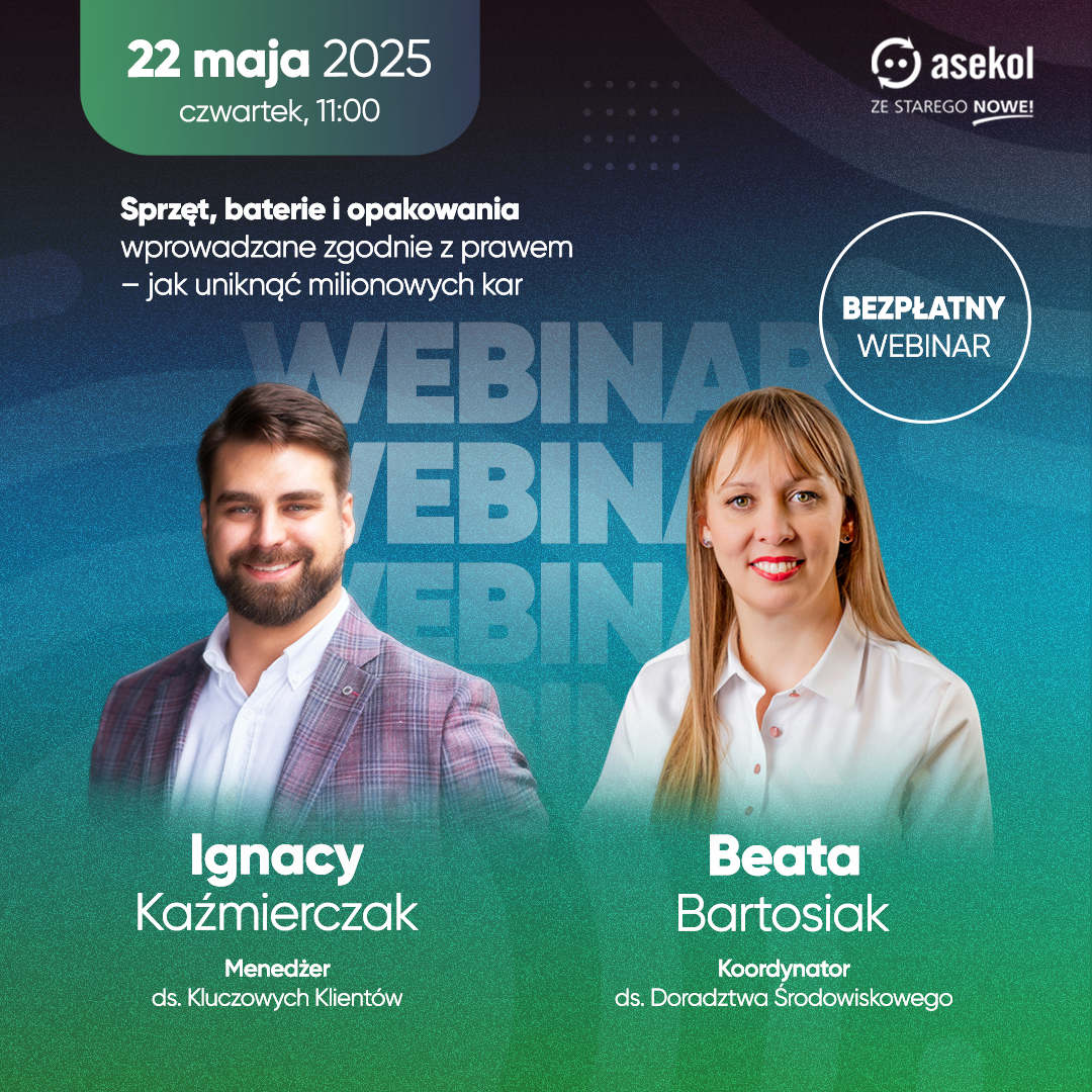 Asekol zaprasza na bezpłatne webinarium