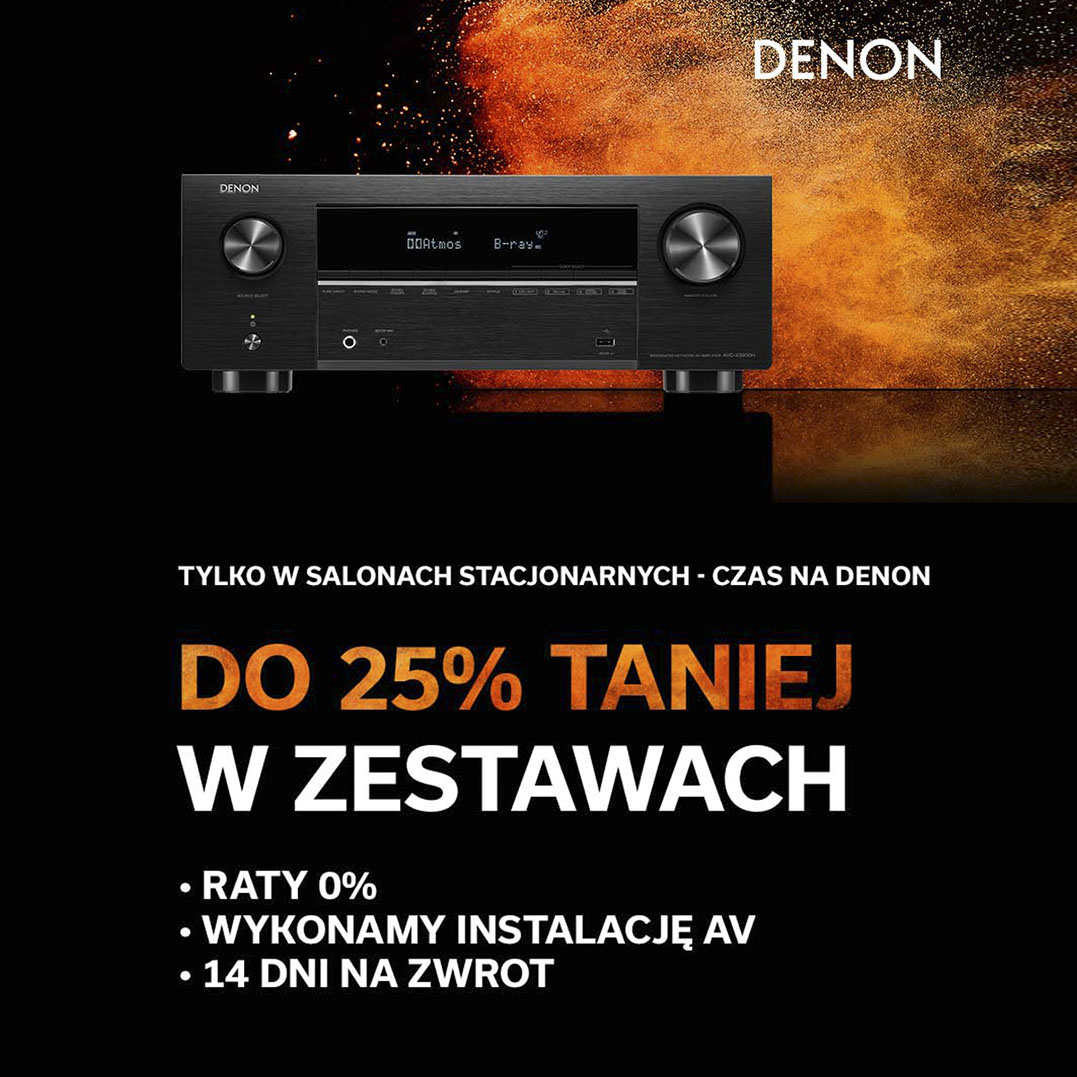 Promocja tylko w salonach Denon – sprzęt premium w unikalnych konfiguracjach