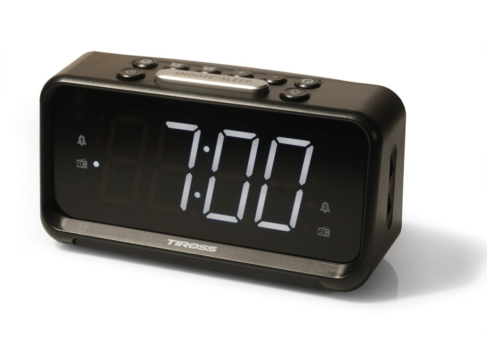 Radiobudzik Tiross TS492-2