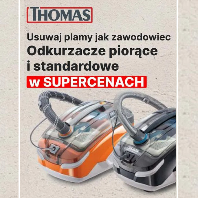 Usuwaj plamy jak zawodowiec dzięki promocji Thomas
