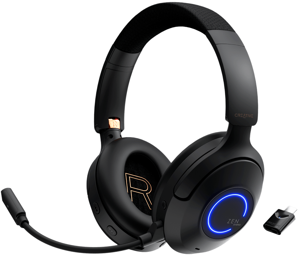 Bezprzewodowe słuchawki Creative Zen Hybrid Pro Classic z małymi opóźnieniami
