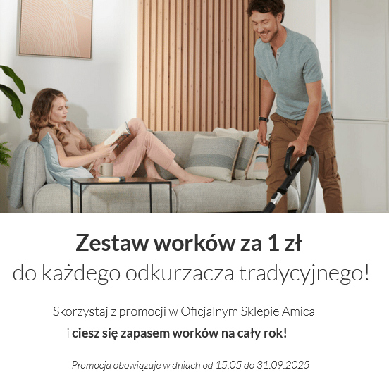 Zestaw worków za 1 zł do każdego tradycyjnego odkurzacza