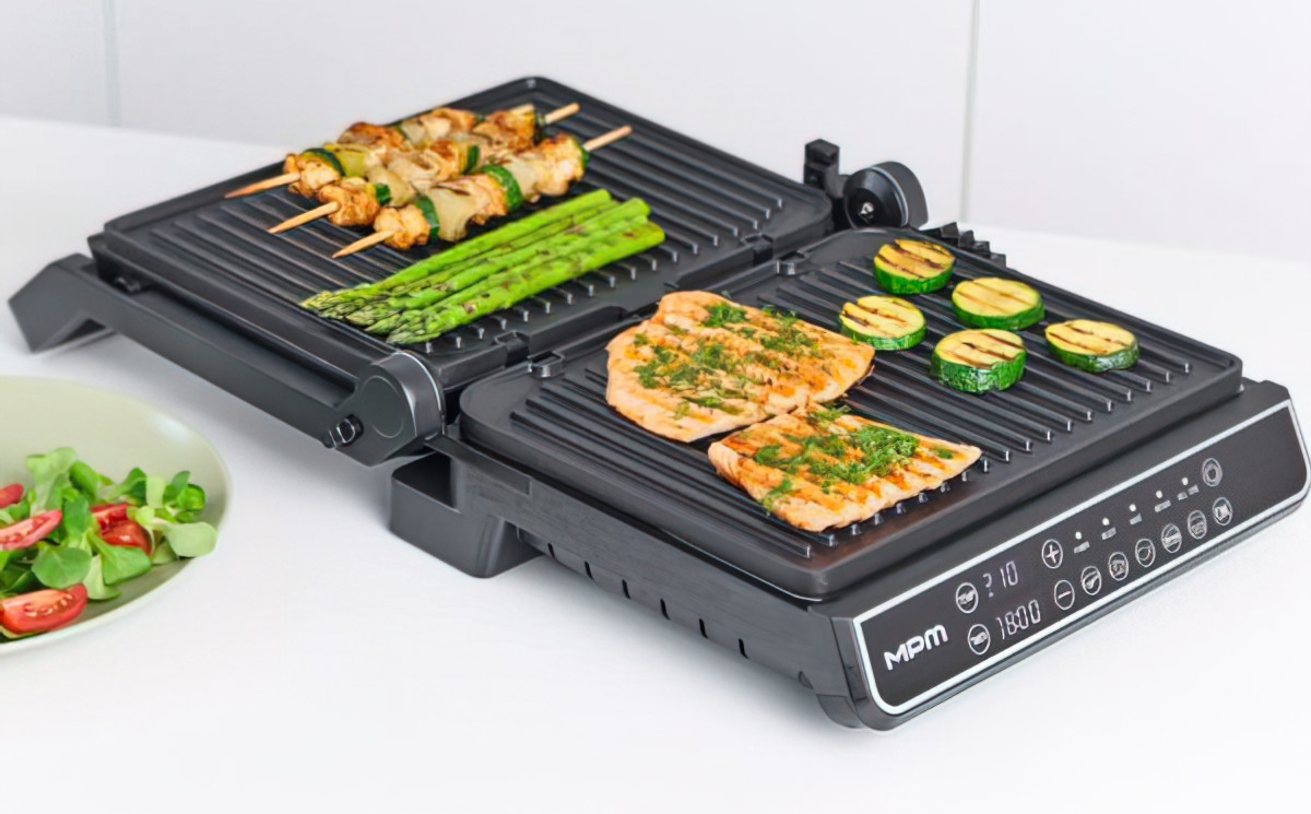Mocny grill elektryczny MPM MGR-14/M