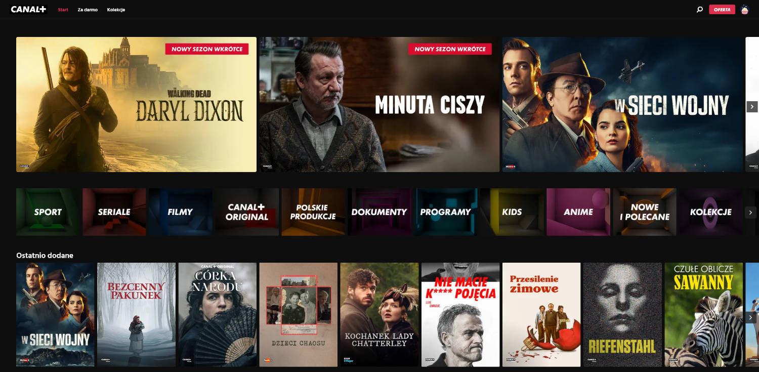 Streaming i serwisy VoD w Polsce