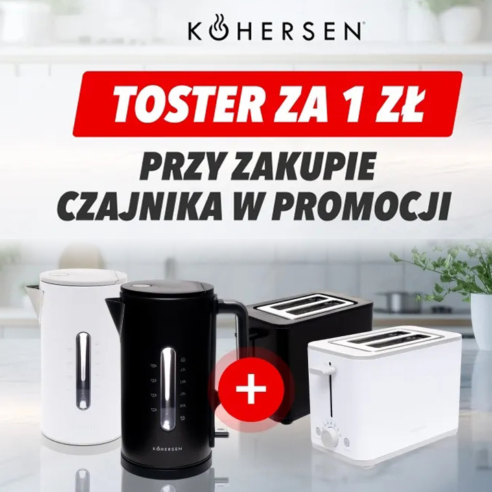 Toster za 1 zł przy zakupie czajnika Modern Matt
