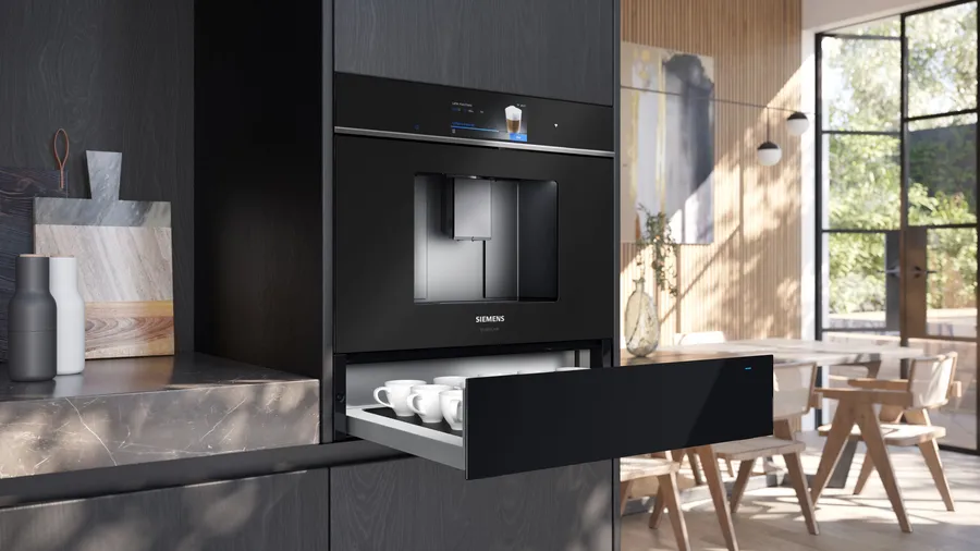 Ekspresy do zabudowy, szuflady grzewcze i systemy do pakowania próżniowego