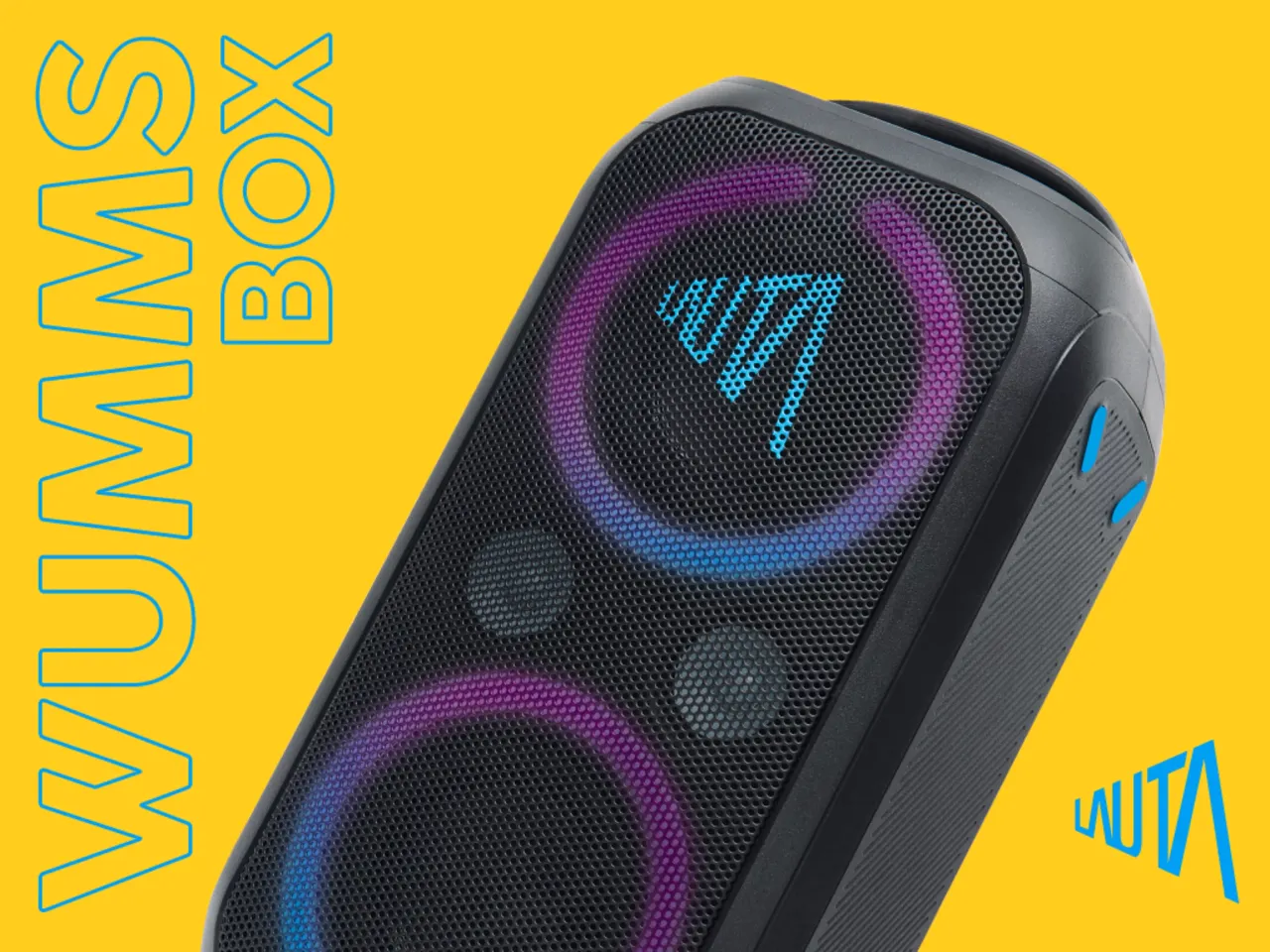 Odporny głośnik power audio TechniSat Wummsbox