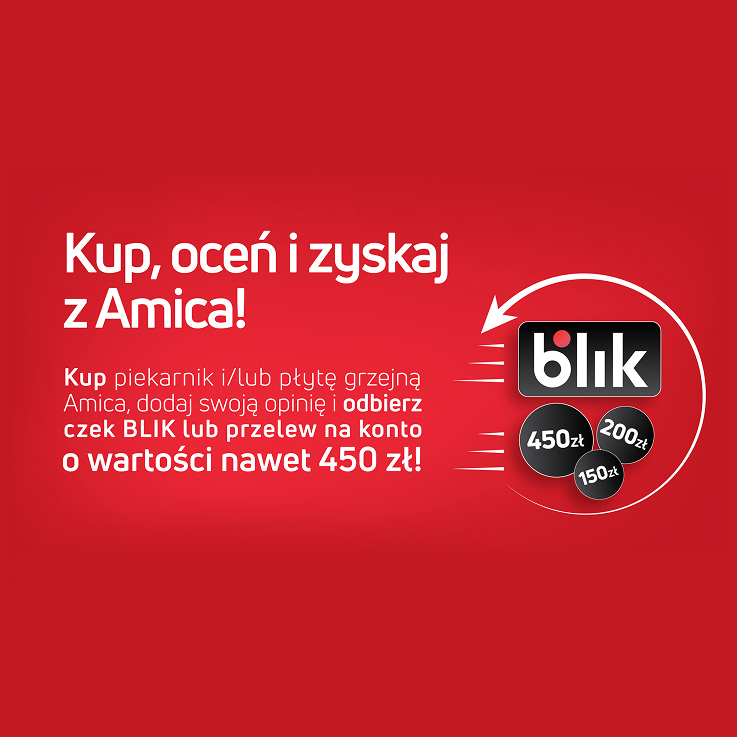 Kup, oceń i zyskaj z Amica – nawet 450 zł za opinię