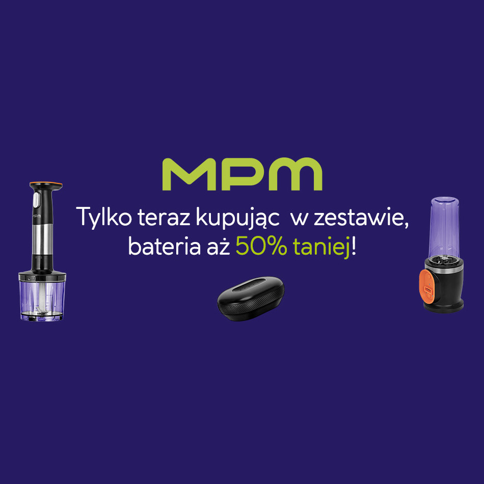 Akumulator MPM GoFree za pół ceny przy zakupie sprzętu kuchennego