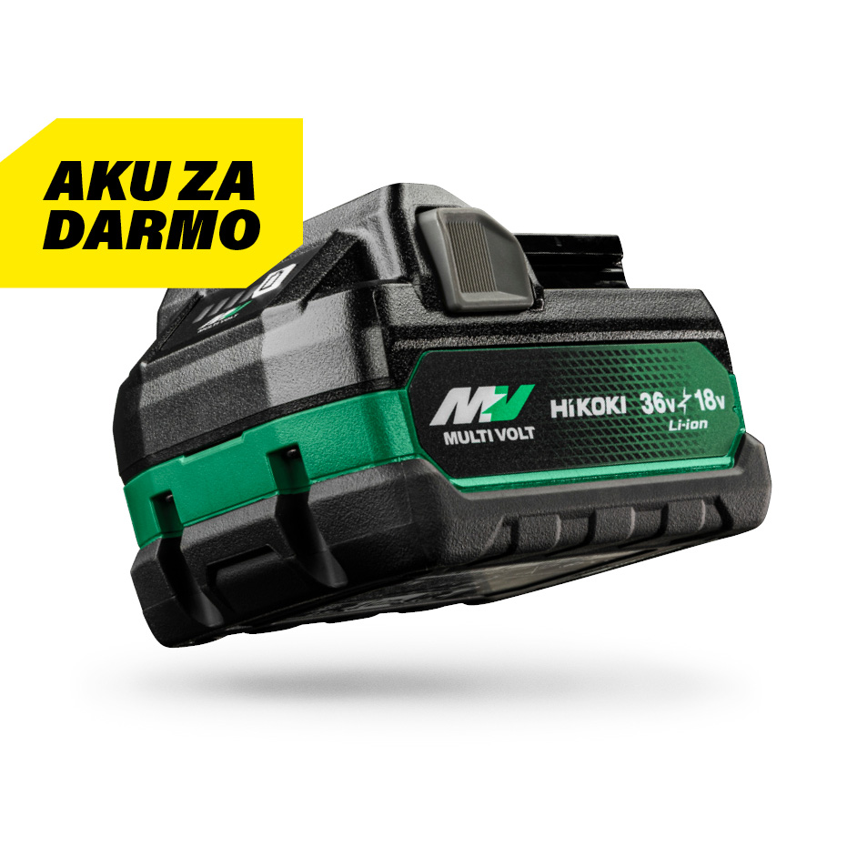 Darmowa bateria Multi Volt od HiKOKI
