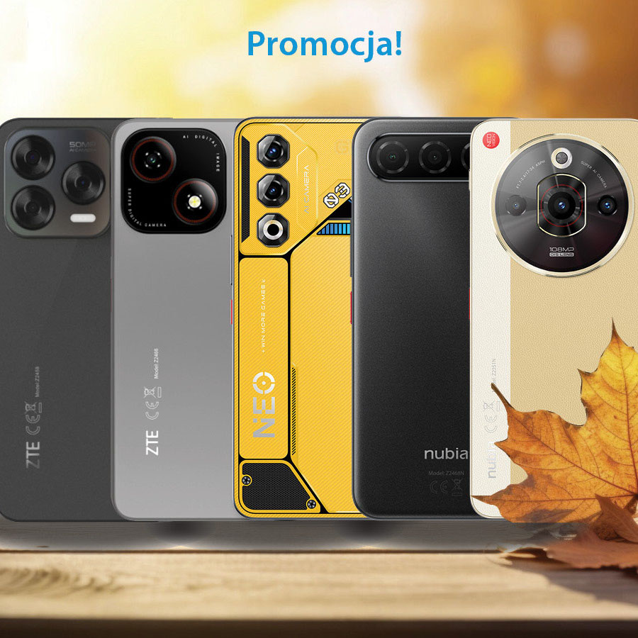 Jesienna promocja na smartfony nubia i ZTE