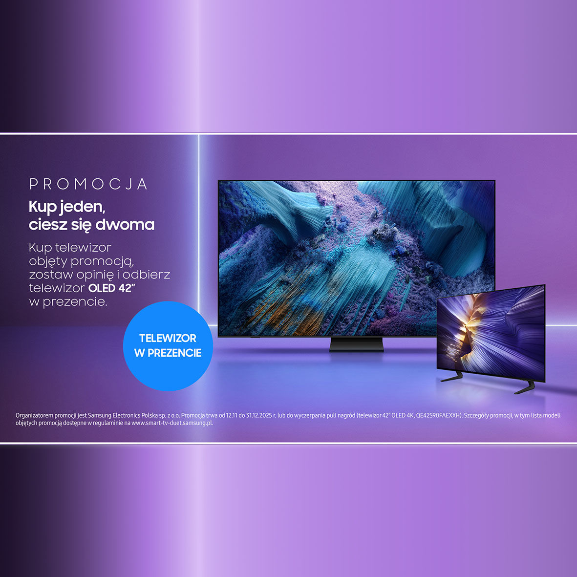 Kup jeden telewizor, ciesz się dwoma!