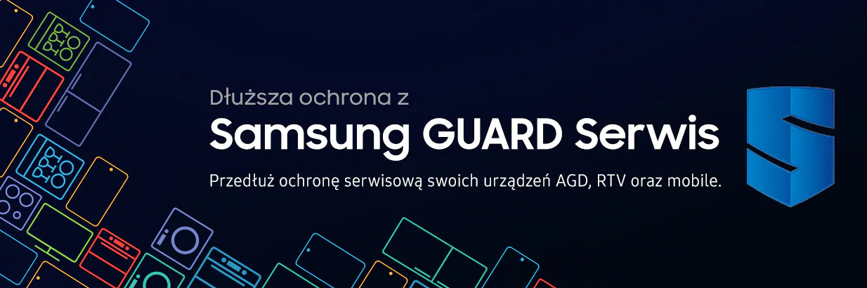 Ochrona Samsung Guard w cenie wybranego AGD-2