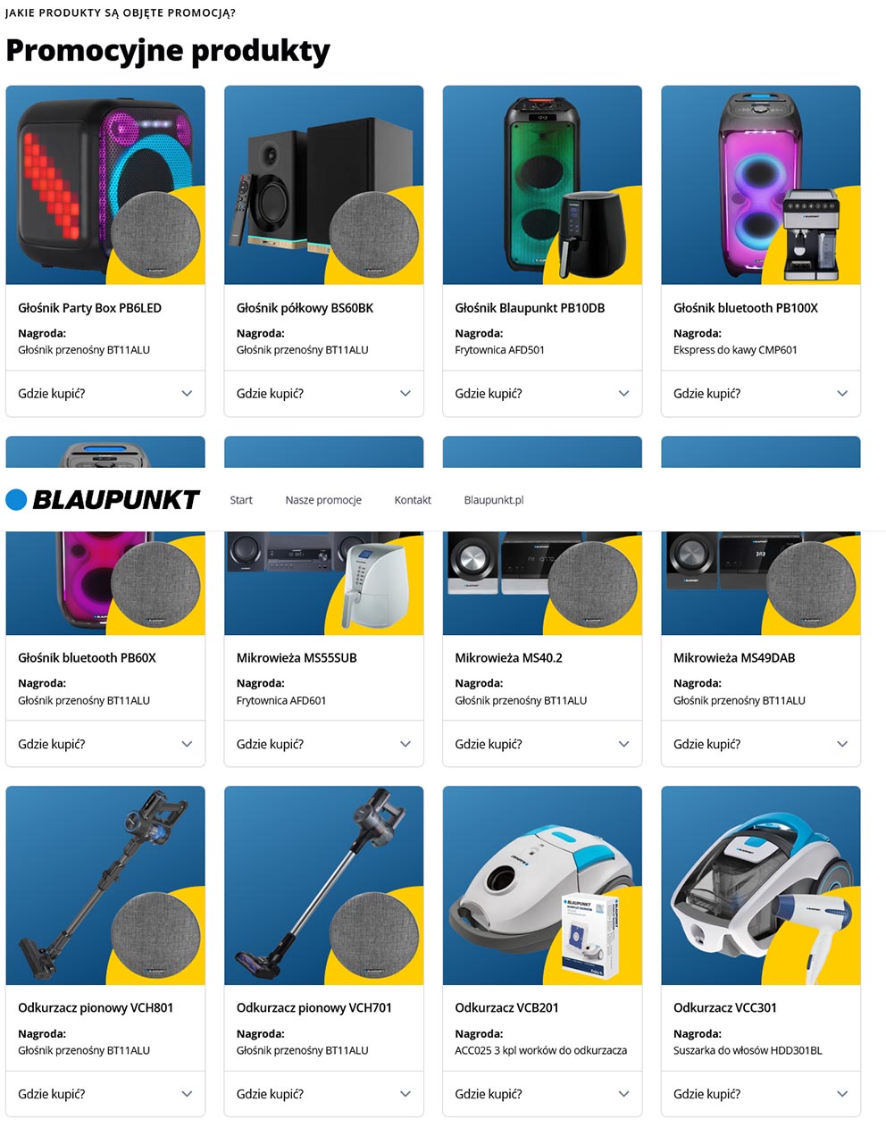 Promocja Buy&Get marki Blaupunkt – kup wybrane urządzenie i odbierz dodatkowy sprzęt-2