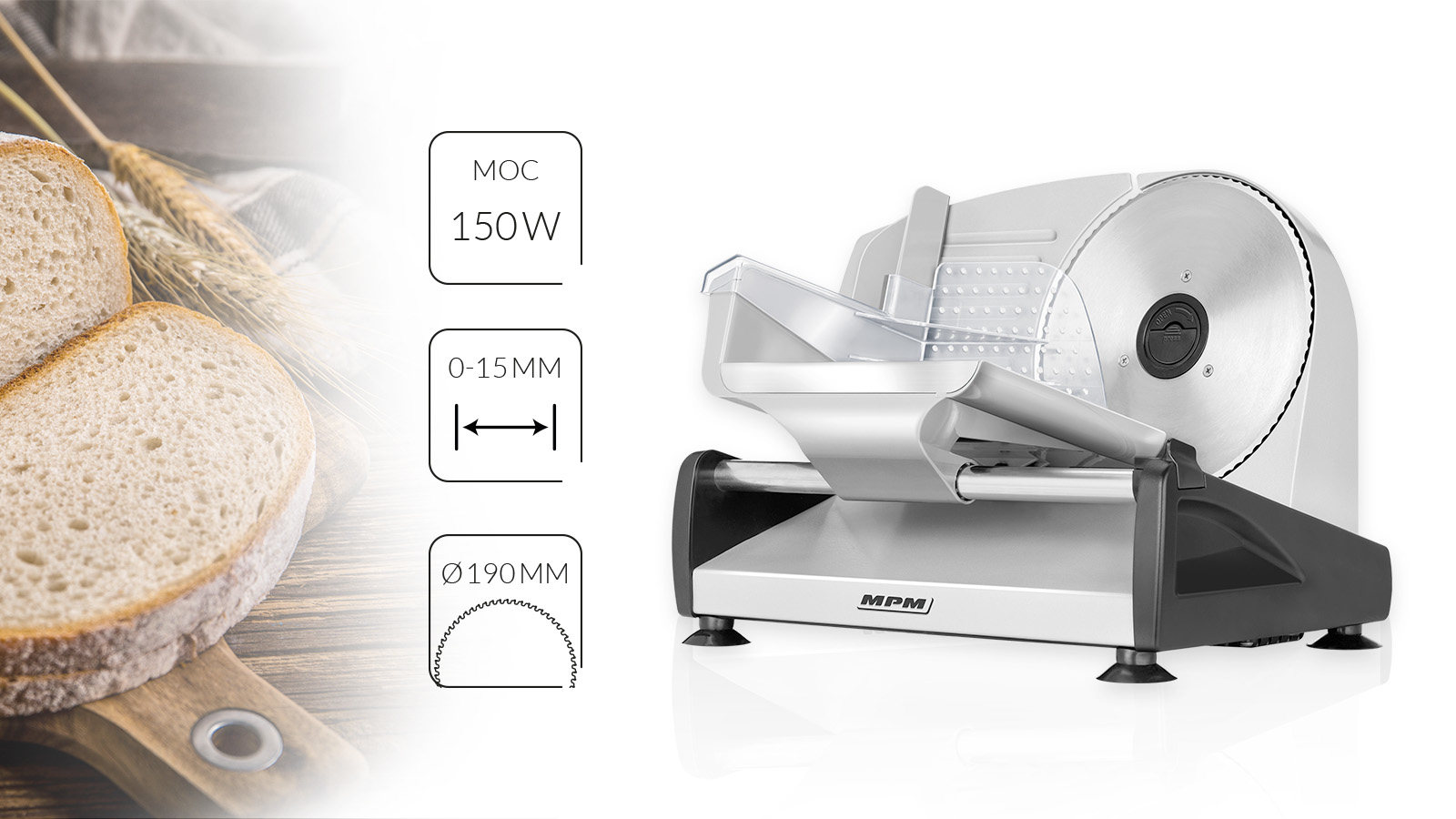 Krajalnica elektryczna MPM MKR-04M