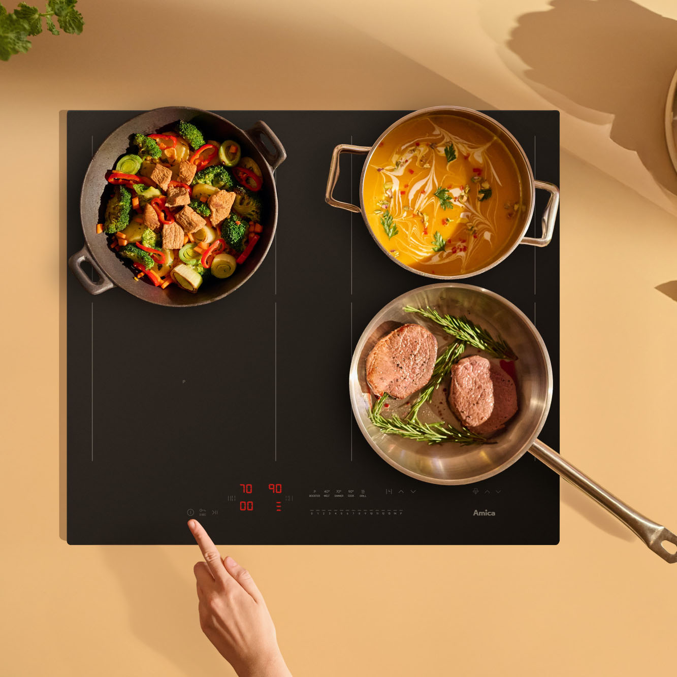 Mat, który zmienia zasady gry. Jak Amica redefiniuje nowoczesne płyty indukcyjne