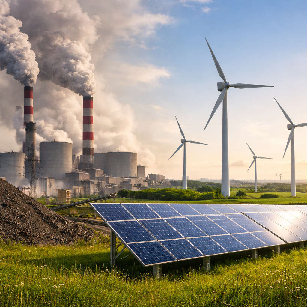 Polski miks energetyczny nadal mocno oparty na węglu, ale 2025 był rokiem przełomowym