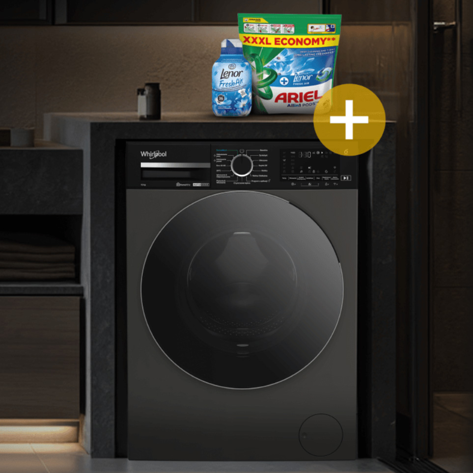 Pranie pełne korzyści z marką Whirlpool