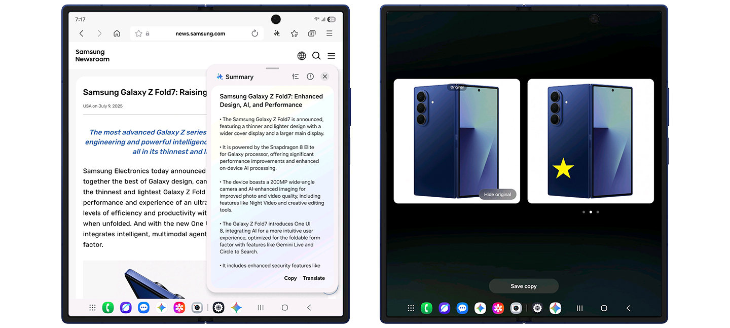 Galaxy AI w Samsung One UI 8