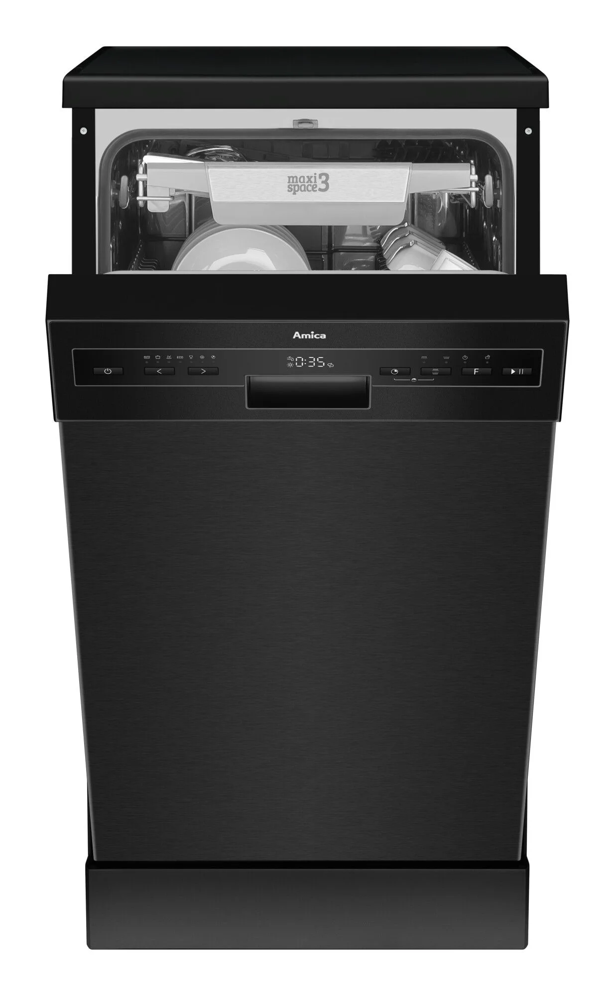 Amica w czerni zapewnia perfekcję codziennego zmywania