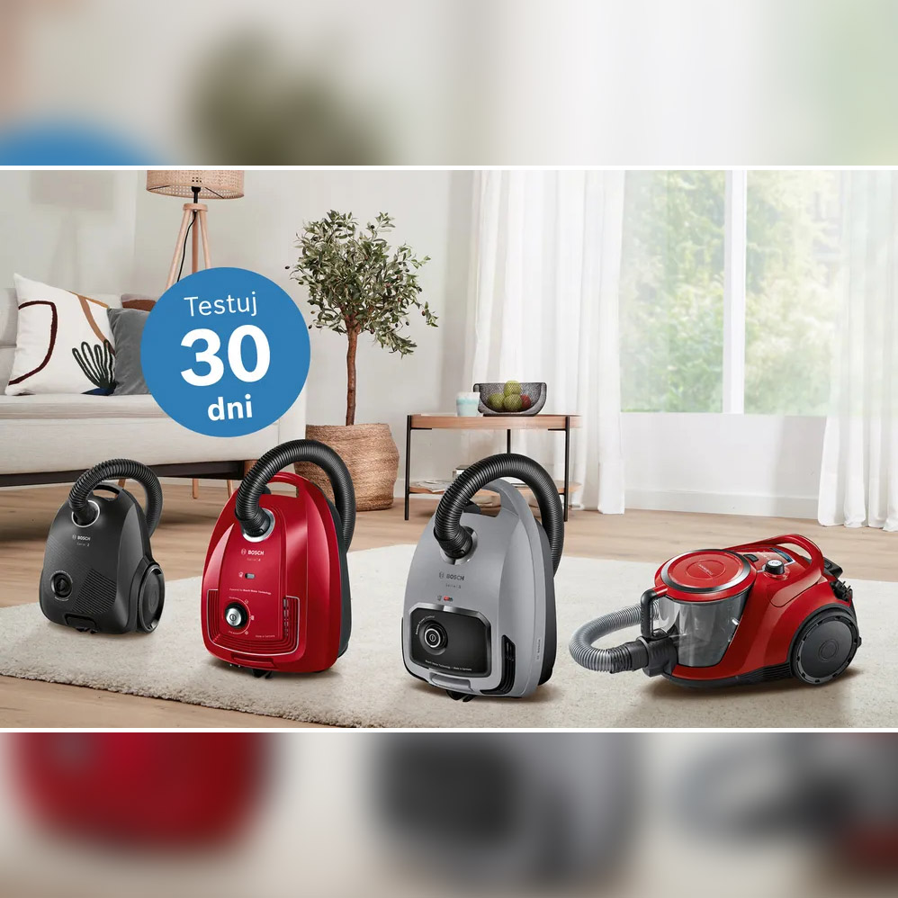Do 30 dni testów odkurzaczy