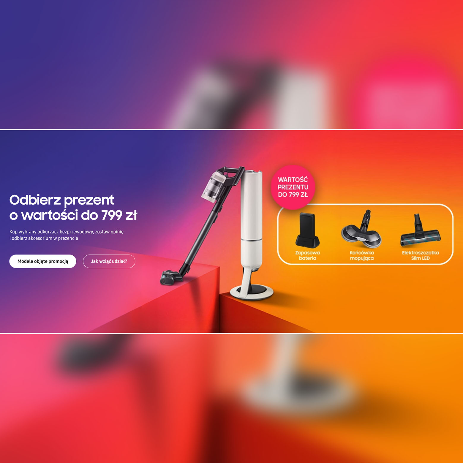 Kup odkurzacz bezprzewodowy i odbierz akcesorium warte nawet 799 zł