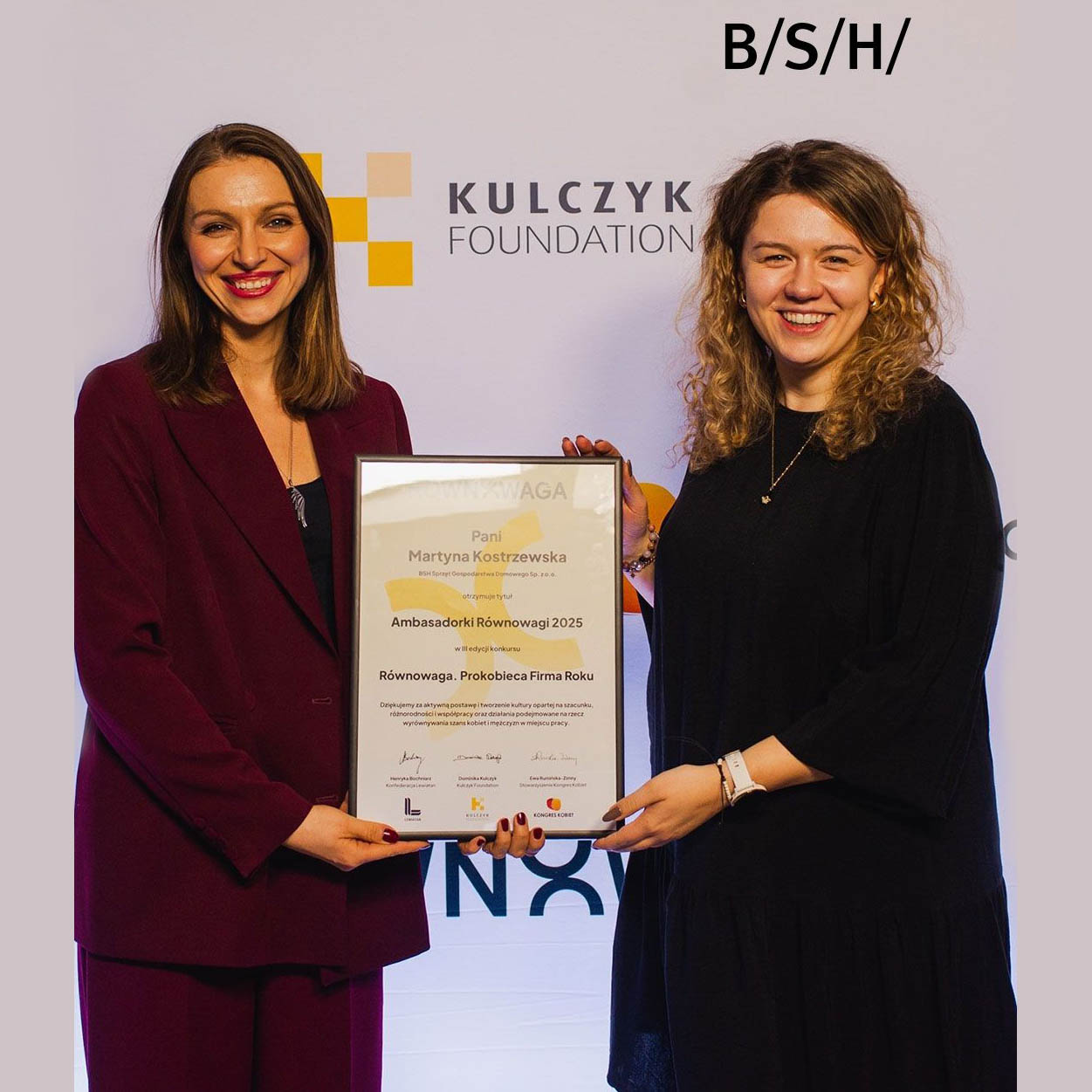 Martyna Kostrzewska z BSH „Ambasadorką Równowagi 2025”