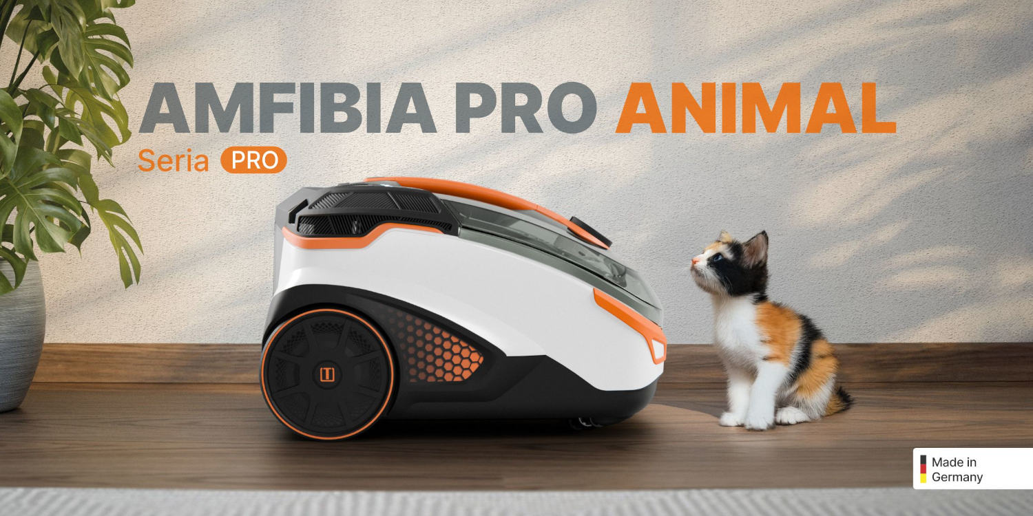 Odkurzacz piorący z filtrem wodnym Thomas Amfibia Pro Animal