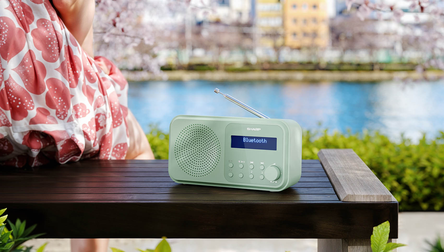 Radio przenośne Sharp Tokyo DR-P420(GN)-2