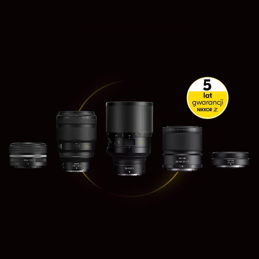 Nikon Europe wprowadza 5 letnią gwarancję na obiektywy NIKKOR Z
