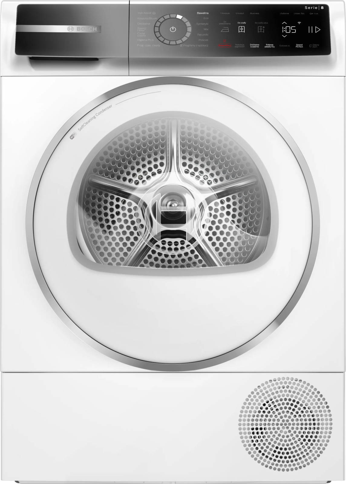 Bosch z pompą ciepła, parą i „inteligentnym” doborem programu