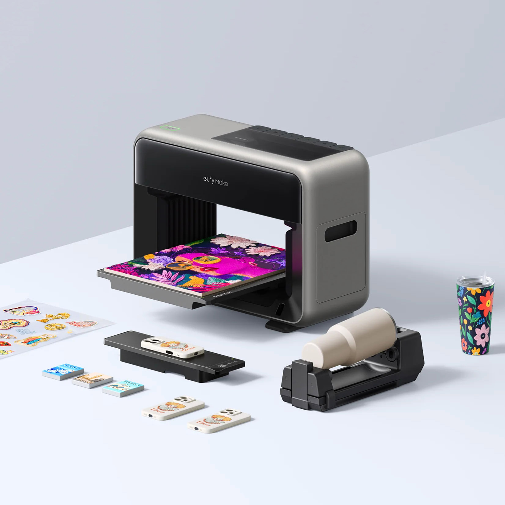 eufyMake E1 oficjalnie zadebiutowała. To pierwsza domowa drukarka UV z teksturą 3D