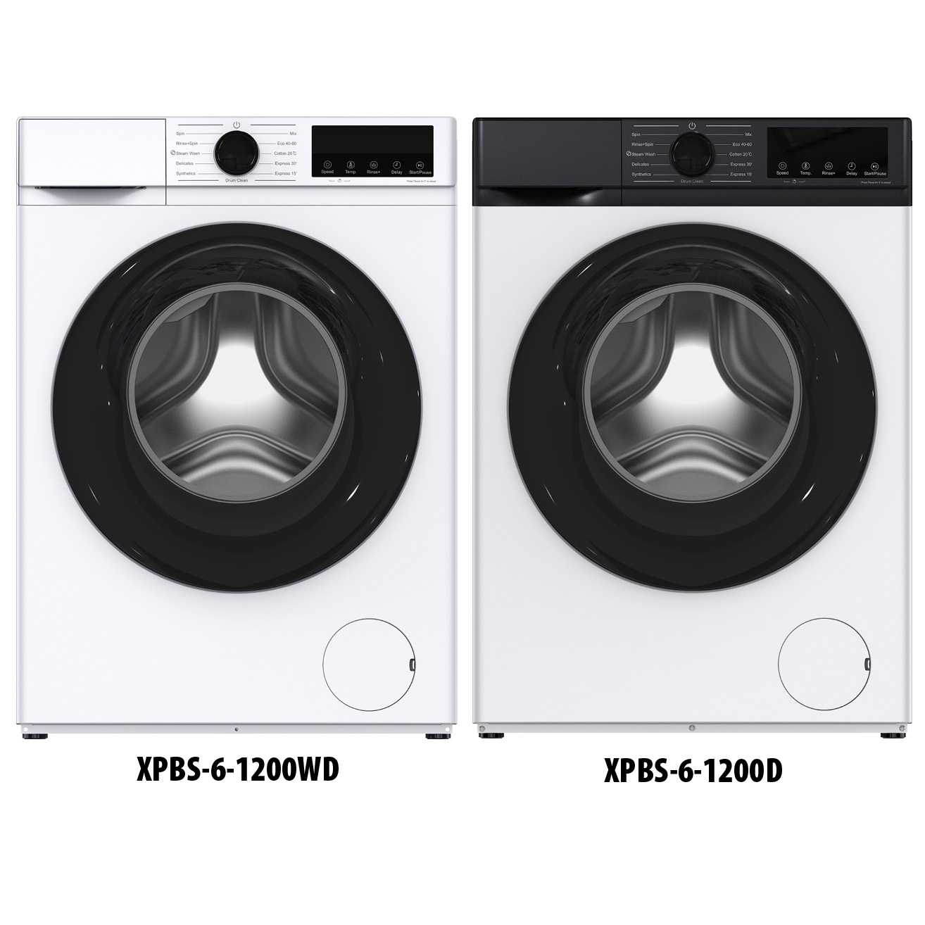 Pralki XPBS-6/1200D i XPBS-6/1200WD