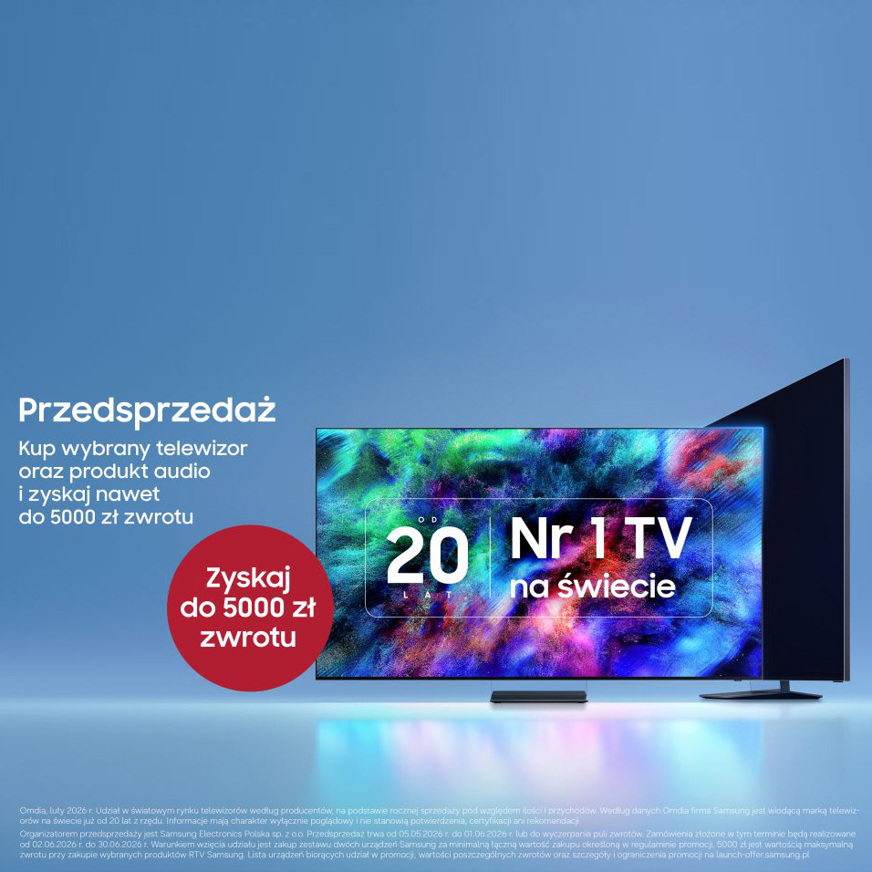 Samsung rusza z dużą promocją cashback. Zwrot sięga nawet 5000 zł